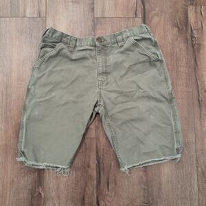 VTG Wolverine Men's Size 36x10 Cutoff Shorts‎ Carpenter Heavyweight Workwear